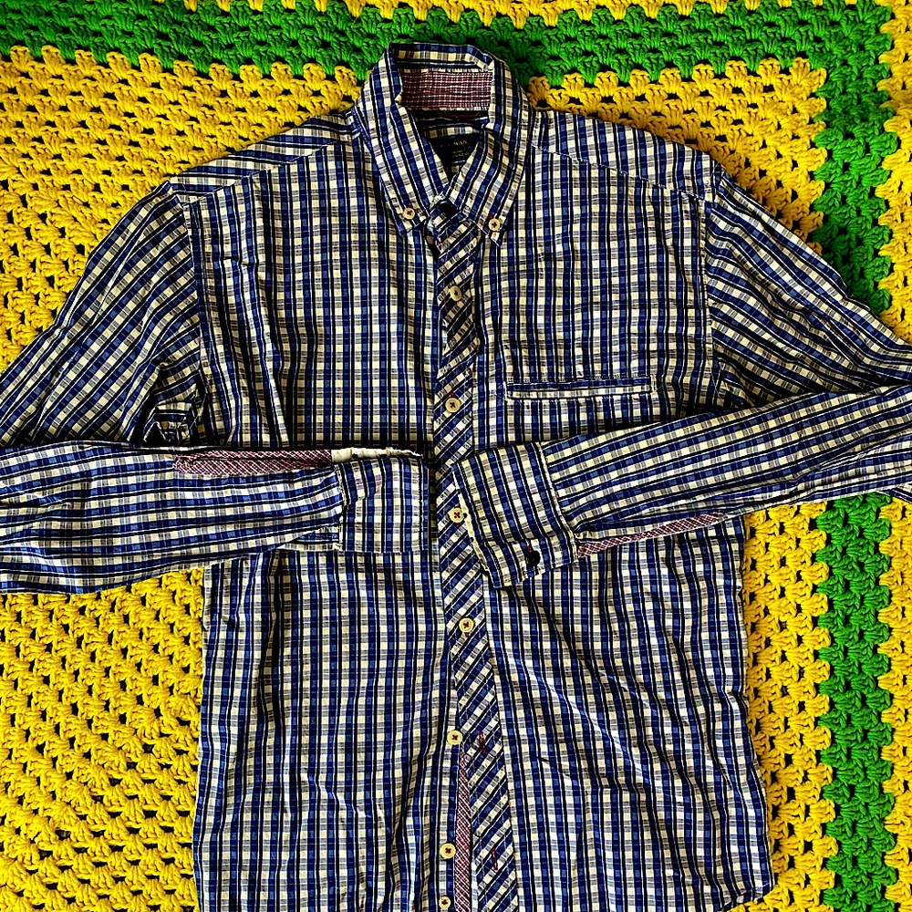 Zara Man Slim fit LS shirt Sz Small